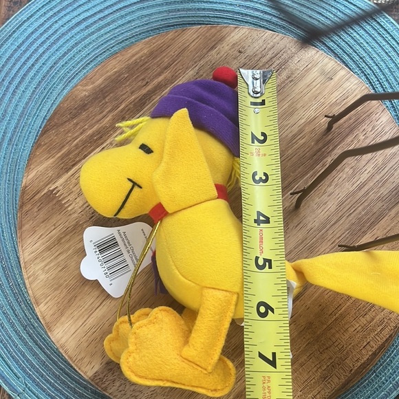 Peanuts Woodstock 7" Plush Bird Rattles Winter Hat Scarf Whitmans Rare NWT - Picture 9 of 9
